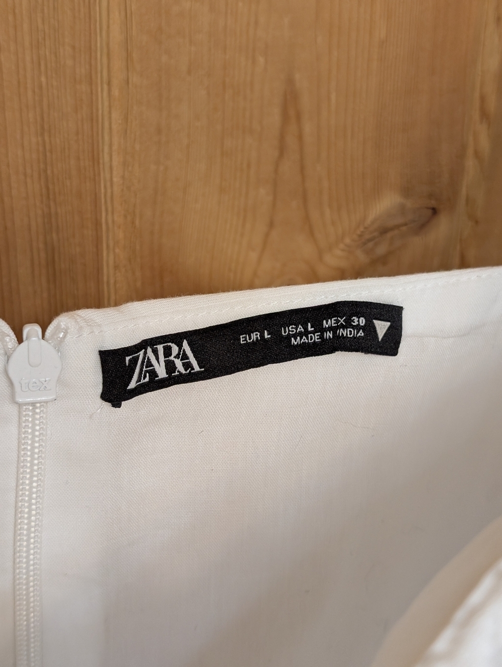 Zara White Cotton Voluminous Milkmaid Summer Pleated Sleeveless Mini Dress - Picture 6 of 7
